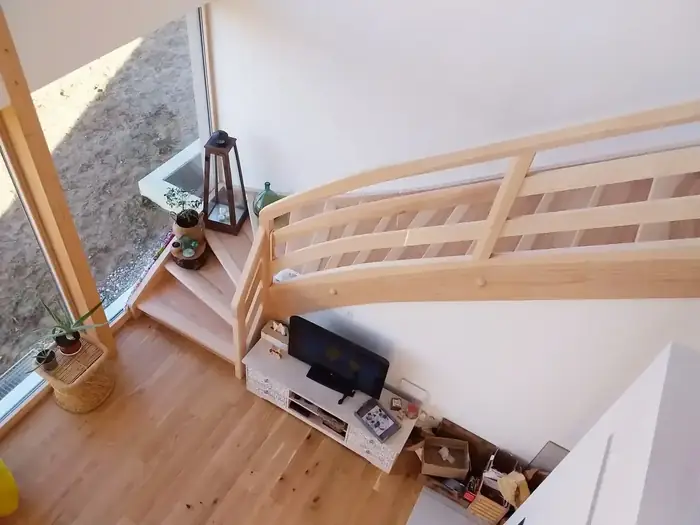 Escalier hélicoïdal gain de place